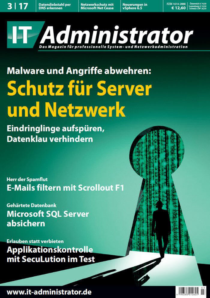 Titelblatt IT Administrator Magazin